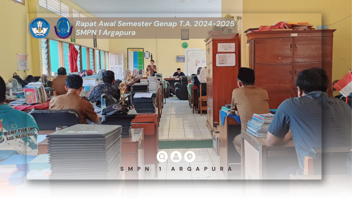 Rapat Awal Semester Genap SMPN 1 Argapura