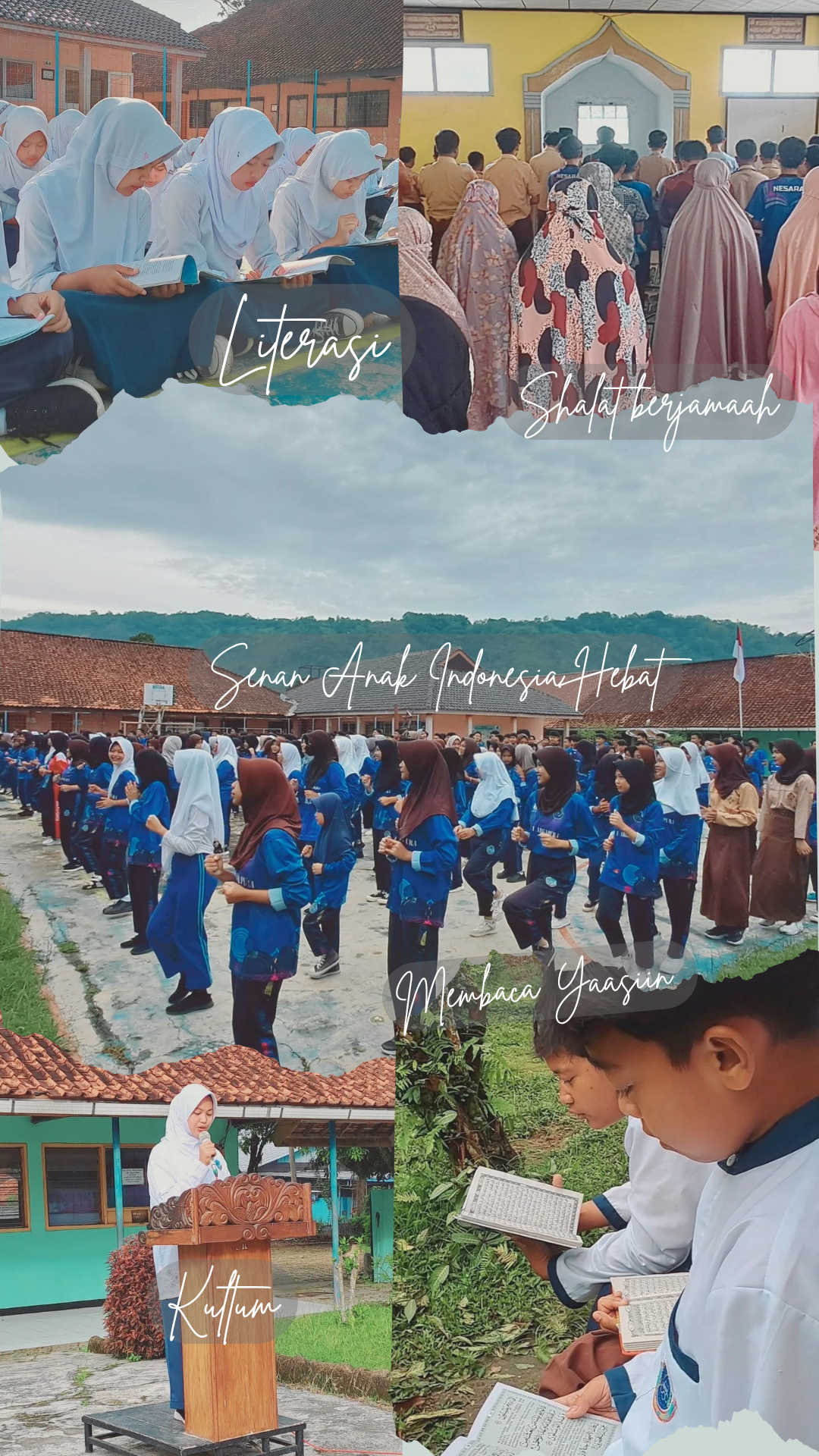 Pembiasaan di SMPN 1 Argapura