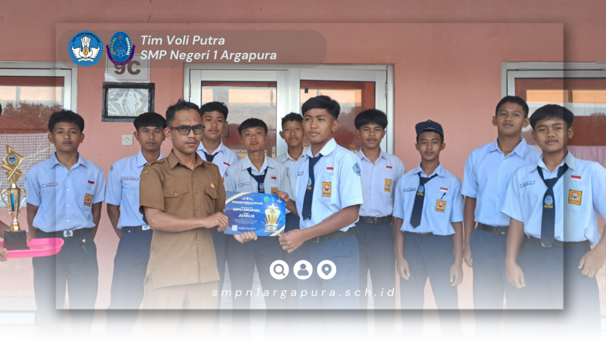 Prestasi Gemilang Tim Voli Putra SMPN 1 Argapura